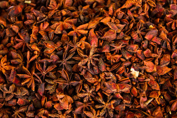 Star anise background