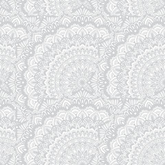 Vector nature seamless pattern with abstract ornament.