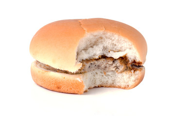 Hamburger isolated on white background
