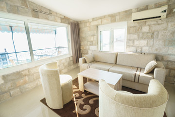 Interior of a guest house living room