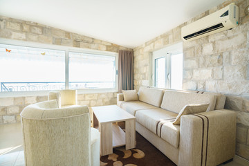 Interior of a guest house living room