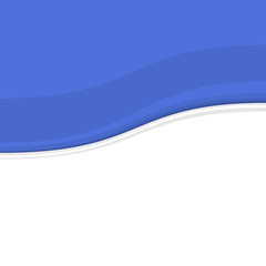Blue and White Blank Abstract Background. Vector