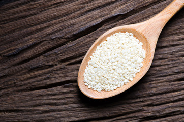 Sesame dark tone background