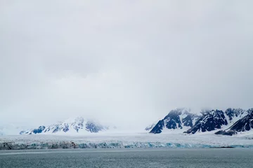 Papier Peint photo autocollant Arctique svalbard view of the landscape during the summer season