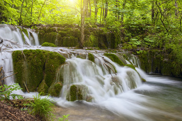 Plitvice lakes park in Croatia.