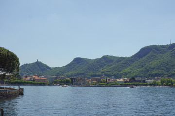 Fototapeta na wymiar Lake Como in Brunate