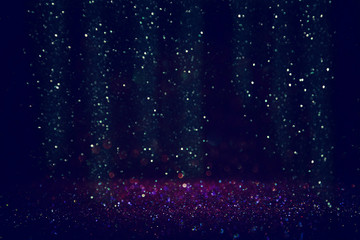 glitter vintage lights background. de-focused.