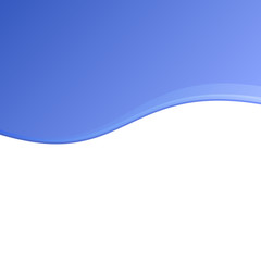 Blue and White Blank Abstract Background. Vector