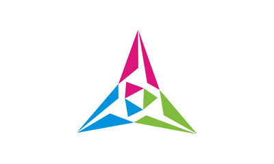 Star Triangle Design Logo