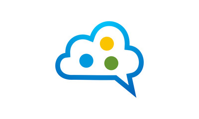 Fototapeta na wymiar Talk Discussion Logo