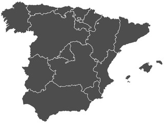Obraz premium spain map