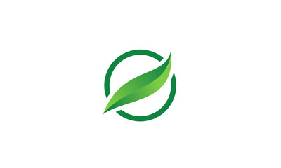 Green Leaf circle logo
