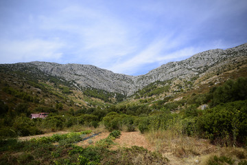 Fototapeta na wymiar Ivan Dolac landscape, Croatia