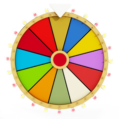 Obraz premium Wheel of fortune. 3D illustration