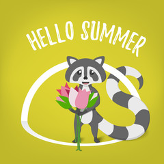 Postcard with the greeting