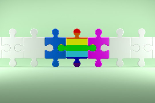 Puzzle as Symbol for the Diversity