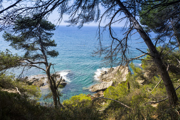 The rocky coast of incredible beauty