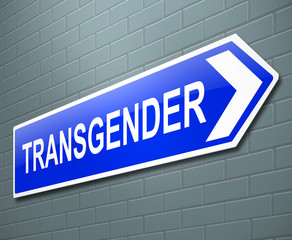 Transgender sign concept.