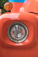 Vintage car headlight