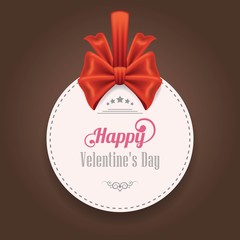 Realistic retro labels with shadow