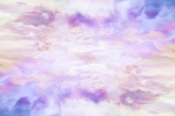 watercolor sky texture, background pink clouds