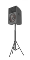 Big speaker on white