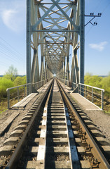 Iron road bridge