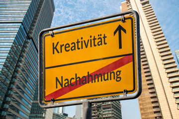 Schild 111 - Kreativität