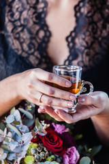 women with tea