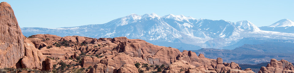 Views from around The Arches National Park, Utah