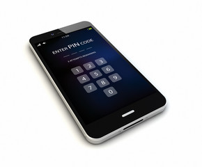 smartphone pin code render