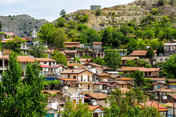 Naklejka premium Palaichori Village. Nicosia District, Cyprus