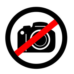 znak zakaz fotografowania - obrazy, fototapety, plakaty