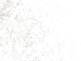 Horizontal space dust on white illustration background