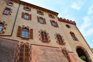 The castle of Barolo, Italy