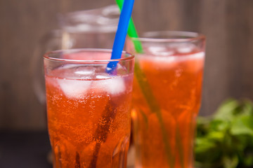 fresh strawberry drink