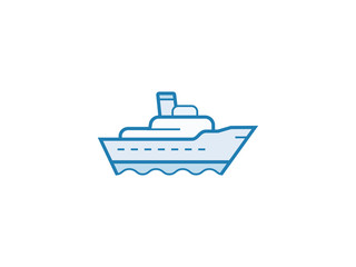 Obraz premium Ship cargo icon