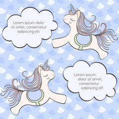 Unicorn birthday card