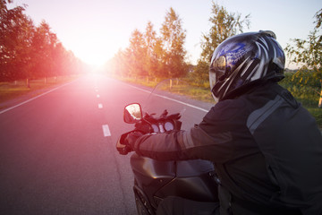 Obraz premium Motorcycle journey.