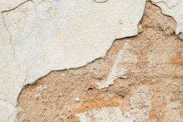 Brick texture with scratches and cracks