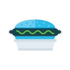 Sale Sandwich icon blue color tone