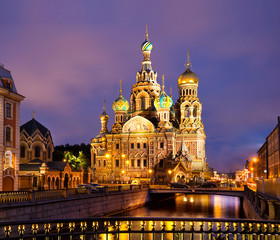 Cathedral of Savior on Spilled Blood in St Petersburg