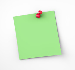 Blank post it note