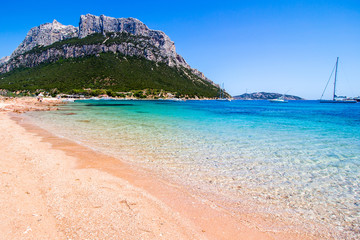 Spalmatore beach in Tavolara Island, Sardinia, Italy