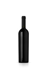 mockup bottiglia vino rosso