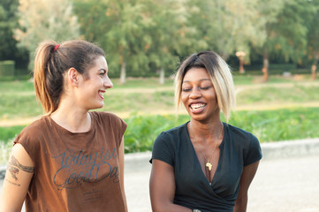 beautiful girl at park