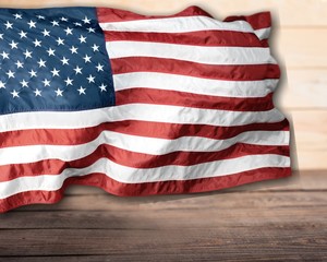 Fototapeta premium American flag.