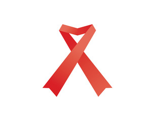 Modern Charity Organization Logo - Unity For Our Future AIDS Ribbon 