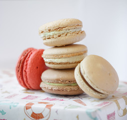 Colorful french macaroon