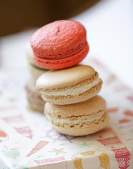 Colorful french macaroon